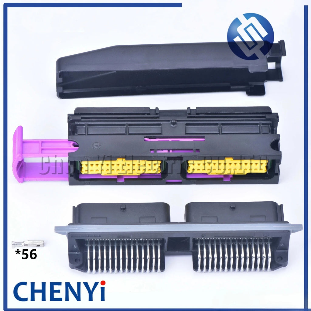 56 Pin Auto ECU Male or Female Connector PCB Plug With Shell Pins Car Accessories 211PC562S0008 211PC562S8009 211PL562L0011