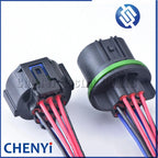 10 Pin auto headlight plug waterproof Headlamps socket HP406-10021 wiring harness connector For Hyundai IX25 Kia K2 K3 with wire