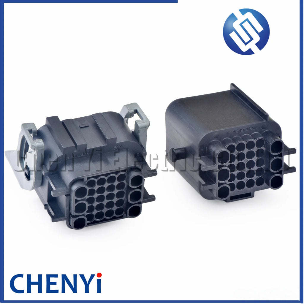 26 Pin 6B+20S male or female Automobile waterproof connector Car radar harness plug Socket 1897013-2 1897009-2 With pins