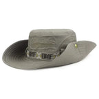 Summer Men Outdoor UV Protection Wide Brim Hiking Hat Mesh Fisherman Hat Beach Sunscreen Cap Summer Bucket Hats Men Amagi
