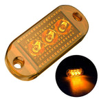 1PC LED Clearance Light Side Marker Truck Trailer Lorry Lamp Red White 12V 24V Oval Front Rear Clearance Indicator Lamp Car Part
