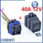 5 Pin Automotive Waterproof Wiring Connector Plug Socket 12V 24V 40A 80A relay 12077951 12065686 For Boat Auto Fan Car Relay