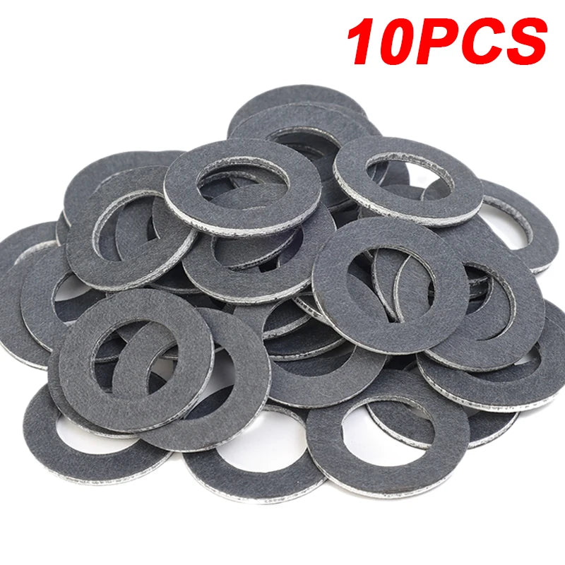 Screw Gasket Oil Drain Sump Plug Washers Hole for Toyota OE90430-12031 12mm Aluminum Accessories Seal Gasket Engine Parts