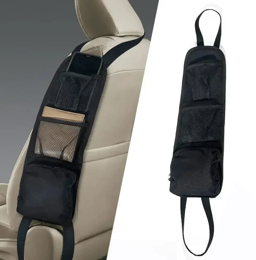 Car Seat Side Organizer, Automobile Seat Storage Hanging Bag, Truck Multi-Pocket Drink Holder, Mesh Pocket Car Seat Phone Amagi