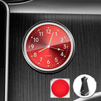Luminous Quartz Analog Car Dashboard Clock - Stick-On, Decorative, Time-Telling, Easy-to-Read, Night-Vision Compact Amagi