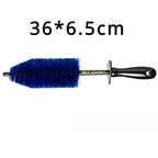 Car Wheel Multifunction Cleaning Brush Long Soft Handle Rim Hub Microfiber Brush Tire Detail Brush Auto Motorcycle Washing Amagi