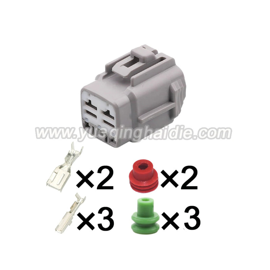 5-Pin Connector Waterproof 2.2mm 4.8mm Male Female Connector Auto Wire Harness Cable Plug for Toyota 6188-0091 6189-0166