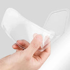 Crystal-Clear Helmet Anti-Fog Film–Nano Rain-Repellent Visor Shield for Day/Night Riding, Zero Distortion, Easy DIY Application