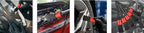 Car Wheel Multifunction Cleaning Brush Long Soft Handle Rim Hub Microfiber Brush Tire Detail Brush Auto Motorcycle Washing Amagi