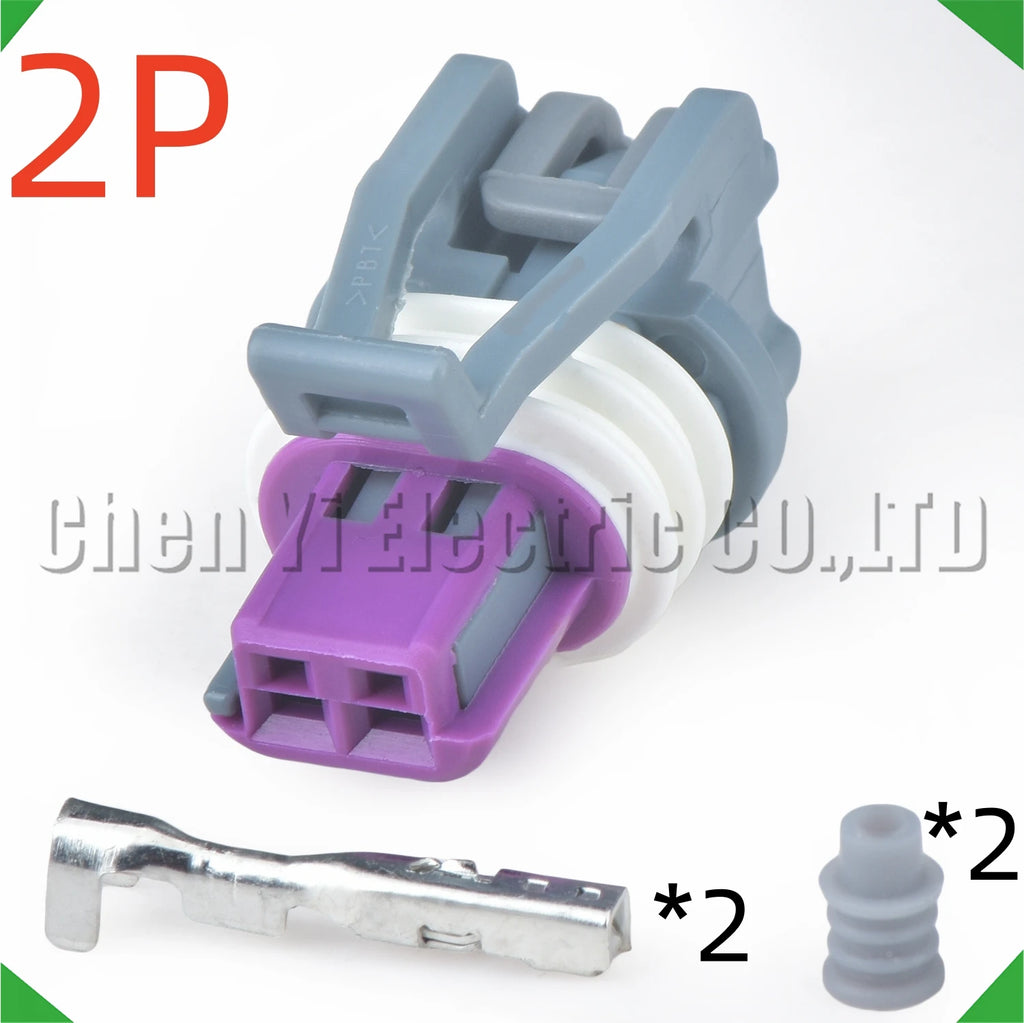 2 Pin Auto Connectors intake exhaust VVT solenoid valve Water Temperature Sensor Wire h...