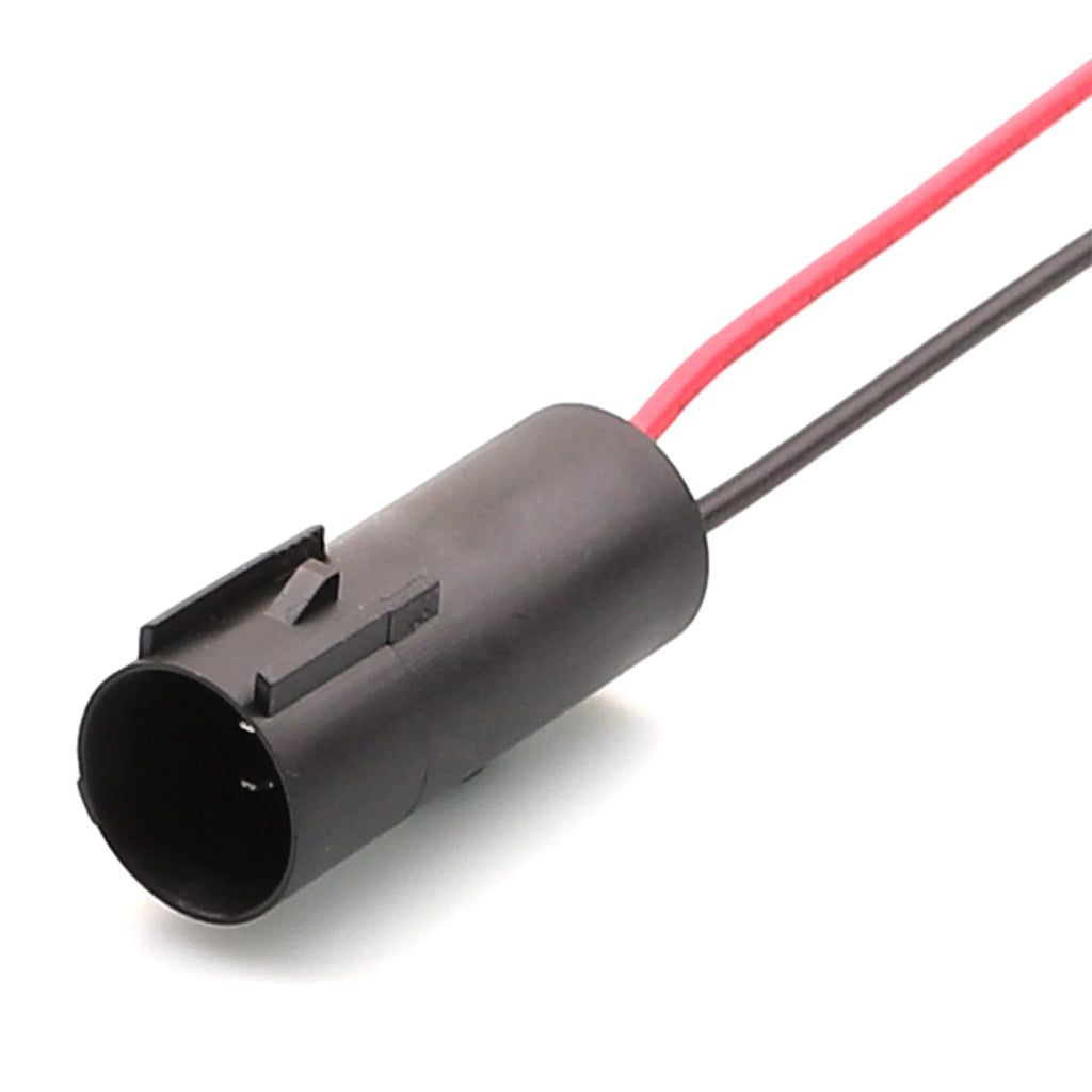 2-Pin Connector 2mm Male and Female Connectors Automotive Oil Pressure Terminal Motorcycle Wiring Harness Cable Plug 6189-0156