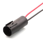 2-Pin Connector 2mm Male and Female Connectors Automotive Oil Pressure Terminal Motorcycle Wiring Harness Cable Plug 6189-0156
