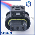 3 Pin auto waterproof automotive cable connector reversing radar camshaft sensor plug Pigtail 805-121-521 7615490-03 A0225452426