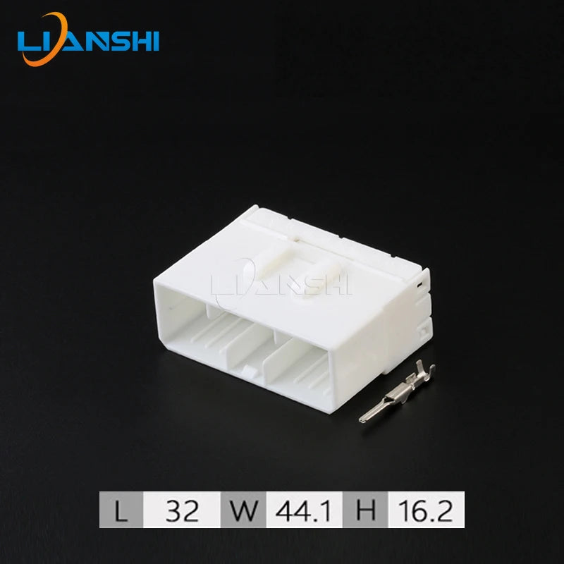 Car modification one key start 18-hole connector wire harness plug rubber shell sheath with terminal 173853-1 368544-1