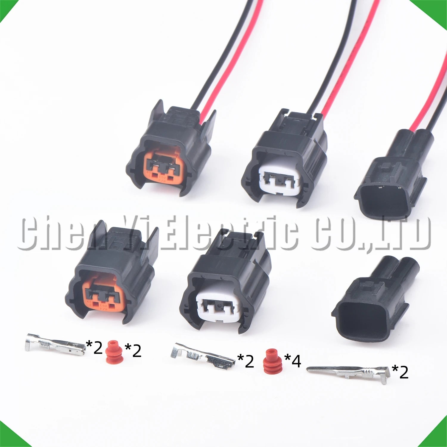2-pin connector connector automotive waterproof temperature nissan sensor fuel injector