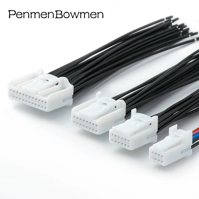 1 Set 4 8 12 16 24 32 40 Pin Car Navigation Reversing Audio Vehicle Central Control Electrical Connector Wire Harness Plug