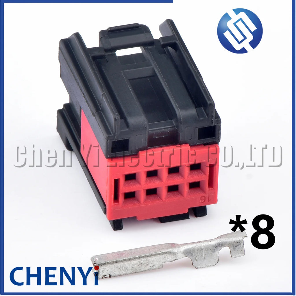 8 Pin male or female car connector audio control panel wiring harness connector plug 1456987-3 1411168-1 For Ford Focus