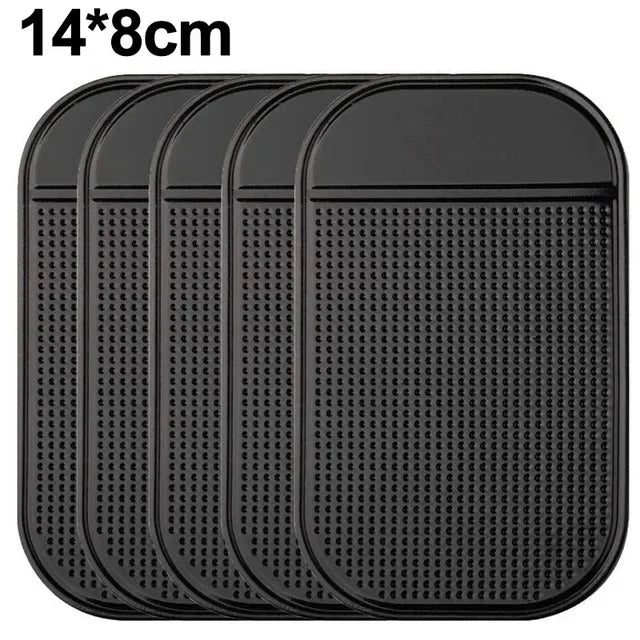 Car Dashboard Anti-Slip Rubber Pad Universal Non-Slip Car Adhesive Mat for Phones Sunglasses Keys Electronic Devices Organizer