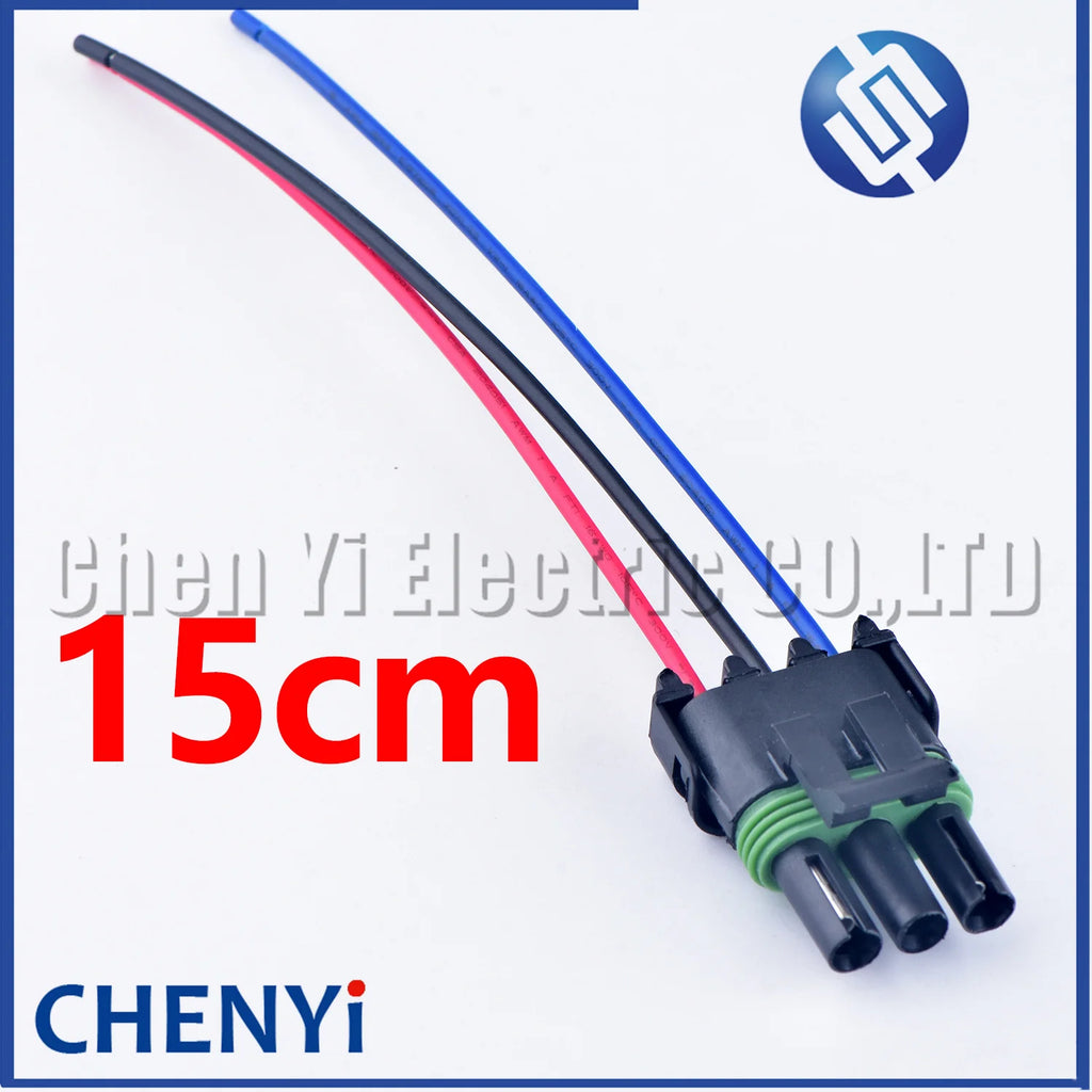 3 Pin 2.5mm Series Automotive Waterproof Connector female or male MAP TPS coil Wire harness Plug Socket 12010717 12015793