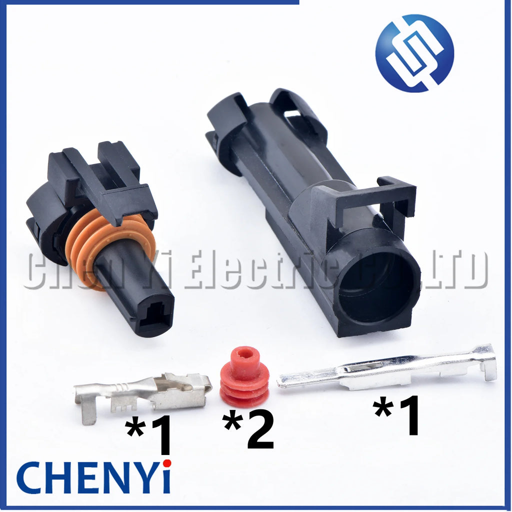 1 Pin Auto waterproof Connector Plug 12065172 12065171 For GM Corvette Hummer 19368859 PT170 210-0184 12101763
