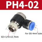 10/50/200PCS Pneumatic Straight Connector BSPT Thread, External Hex Air Hose Fitting 1/8 1/4 3/8 1/2 Inch for Air Compressor