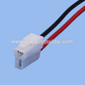 2 Pin 6.3mm Female Automobile Electrical Wire Connector White Wiring Socket Plug With Harness 7122-2128 7123-2228