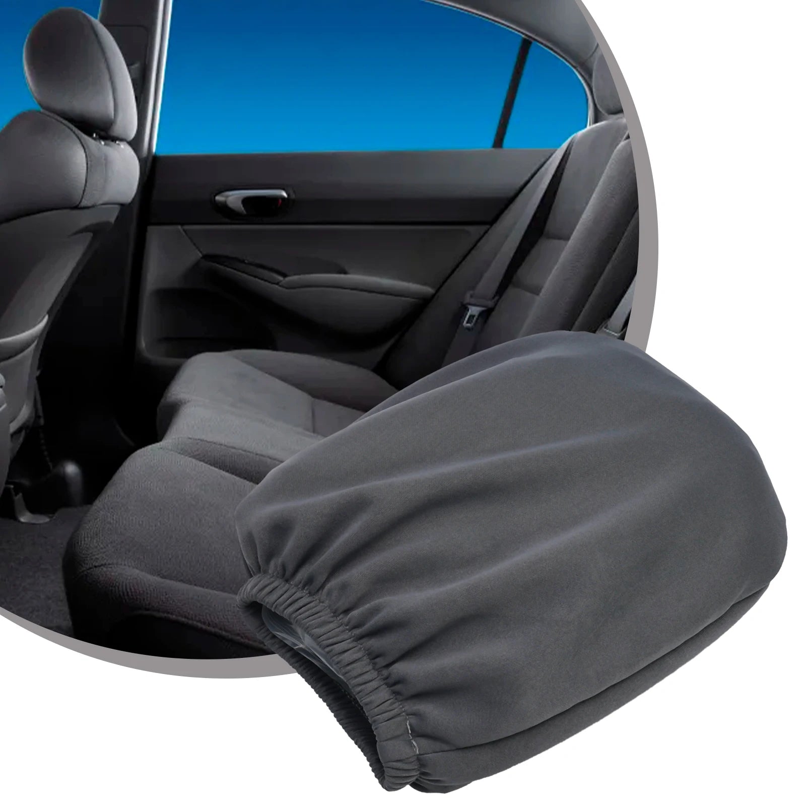 Universal Car Seat Headrest Cover Premium Cloth Car Truck SUV Auto Fit Anti-Dirty Elastic Protective Headrest Cover