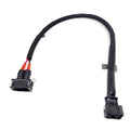 Non-destructive modification of snail speaker male and female plug extension harness for tanks 400/500/700/H9