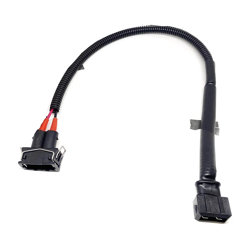 Non-destructive modification of snail speaker male and female plug extension harness for tanks 400/500/700/H9