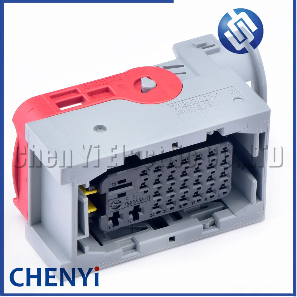 29 Pin Female Car ECU Connector Black Waterproof Wiring Plug 2-1823402-1 2-1823403-1 1823404-1 With Pins