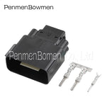 1 Set 16 Pin Car Oil Pump Radar Fog Light Plug Engine Electrical Cable Connectors Female Male Wire Harness 34985-1601 34986-2144
