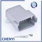 12 Pin Automotive waterproof connector Wire harness plug DT06-12S DT04-12P DT04-12P-L012 DT15-12P DT13-12P For Deutsch DT series