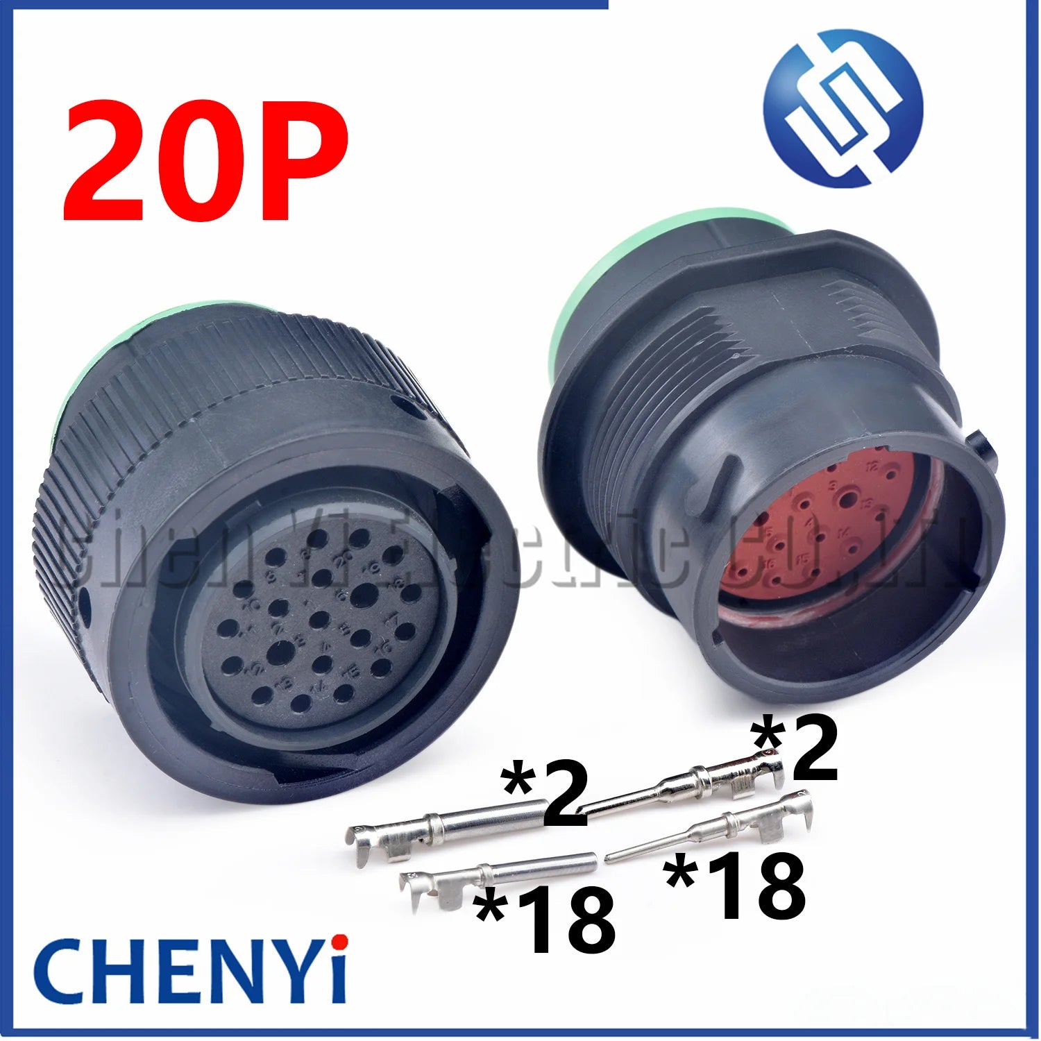 20 Pin auto connector Wire harness plug HDP26-18-20SN HDP24-18-20PN HDP26-18-20SE HDP24-18-20PE For Deutsch HDP series