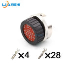 The 192900-0072 32-pin plug is suitable for the circular aviation plug socket male and female connector 192900-0055
