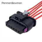 1 Set 2 3 4 5 6 Pin Car Fuel Injector Electrical Connectors Wire Harness Plug 1-1924067-4 1718653-1 1-1718806-1 1-1718645-1