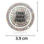 Car Bling One-Click Start Stop Engine Ignition Ring Sticker Crystal Rhinestone Circle Decor Accessories amagi