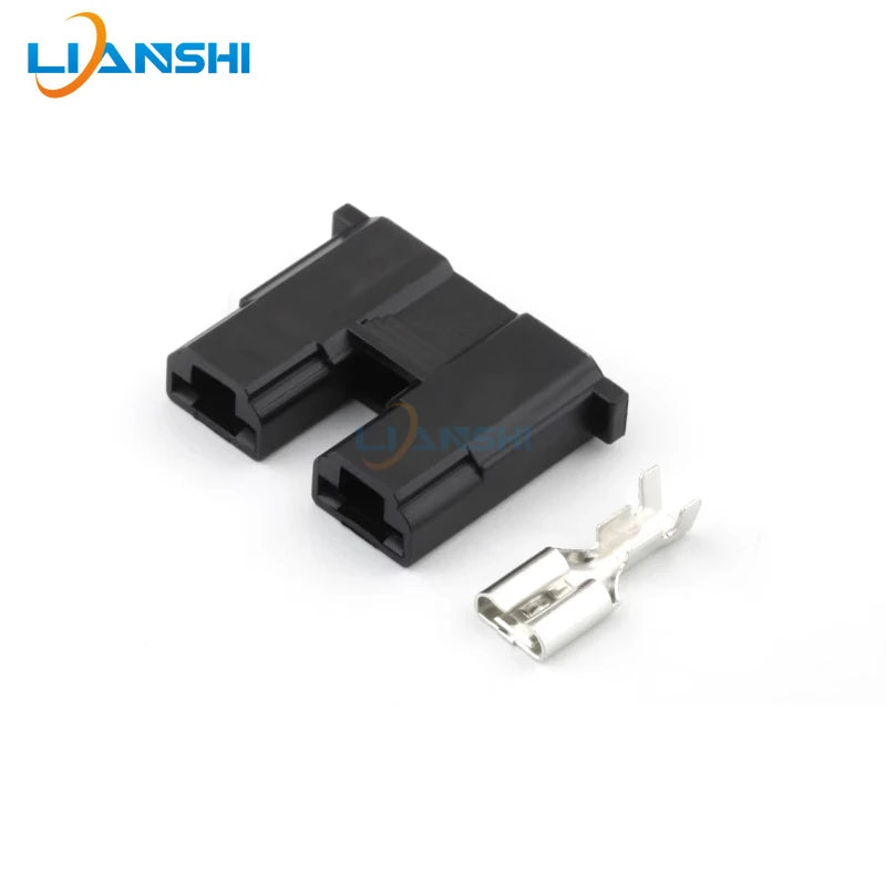 Automotive connector electronic throttle plug 2-hole wiring harness connector DJ7021LB-6.3-21