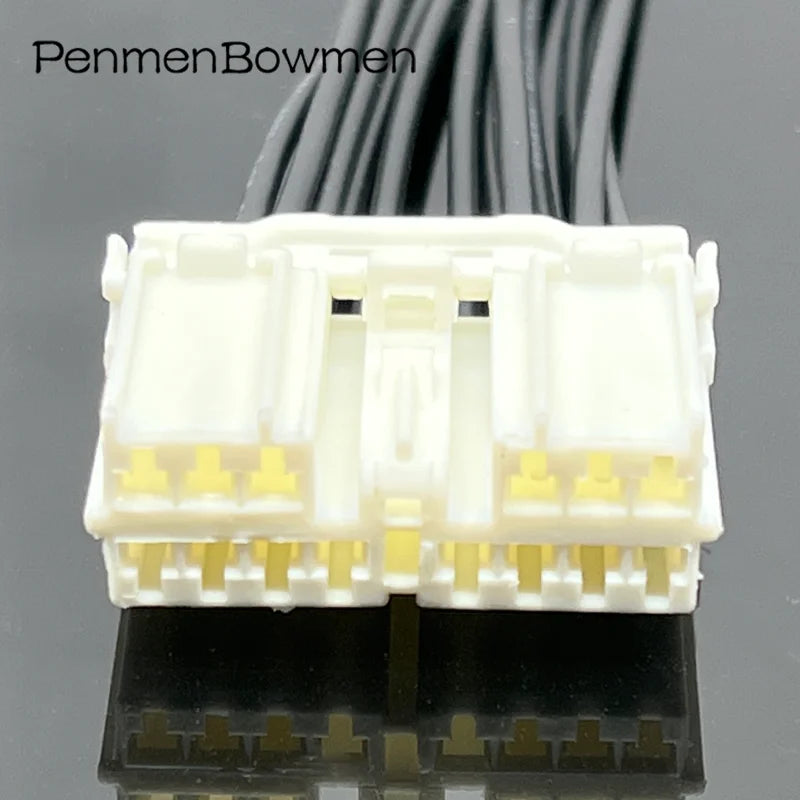 1 Set 14 Pin Car Audio Power Window Switch Electrical Cable Connectors Female Wire Harness Plug 7123-8346 For Mitsubishi