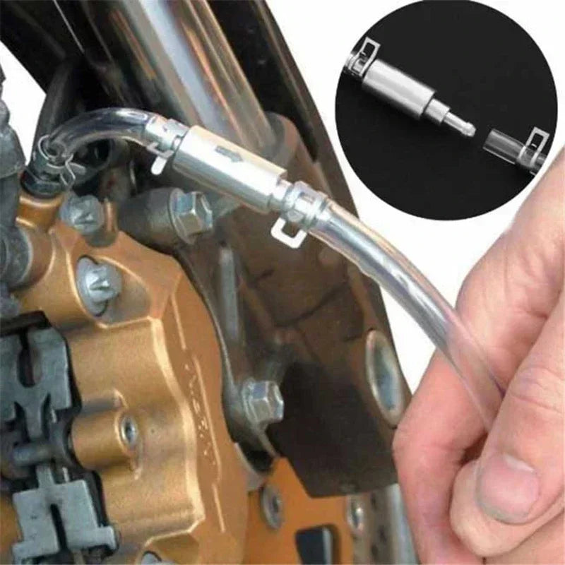 Car Bleeder Hose Hydraulic Clutch One Way Valve Tube Brake Bleeding Tool Kit Brake Fluid Oil Change Tool Amagi