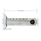1pc Car Tire Tread  Depthometer Measuring Ruler Ruler Tread Depth Inspection Vernier Caliper Tool Depth Indicator Gauge Gage