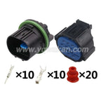 Auto 10PIN Waterproof 1.5mm Series Male Female Connectors Cable Plug GL481-10021 HP406-10021 With Terminals