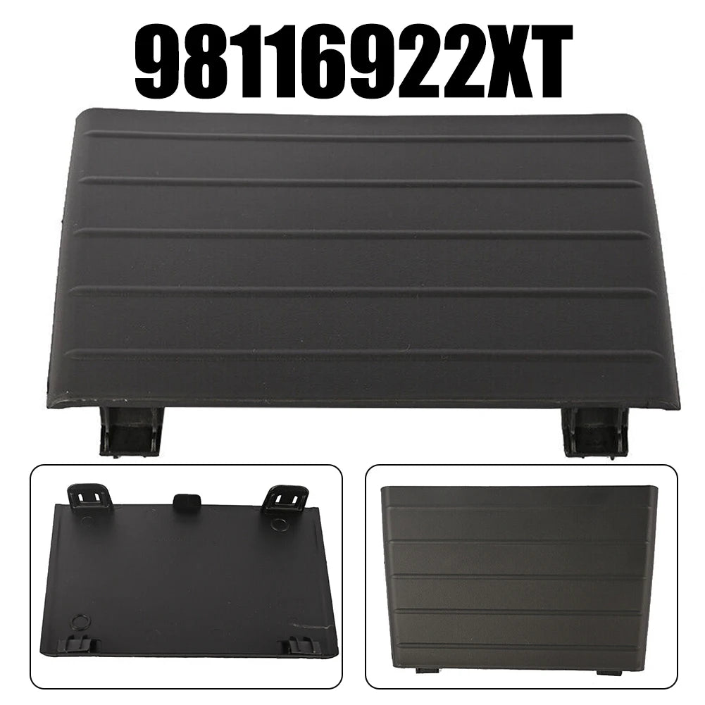 1pc Car Front Bumper Center Grille Cover For 3008 For 5008 2016-19 98116922XT Front Bumper Decorative Cover Accessory