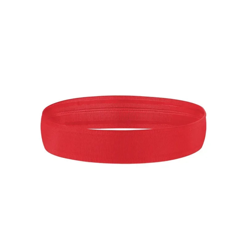 Mens Sports Headband Sweatband Anti-slip Stretch Elastic Outdoor Sport Sweat Headband Women Gym Running Tennis Headwrap Amagi