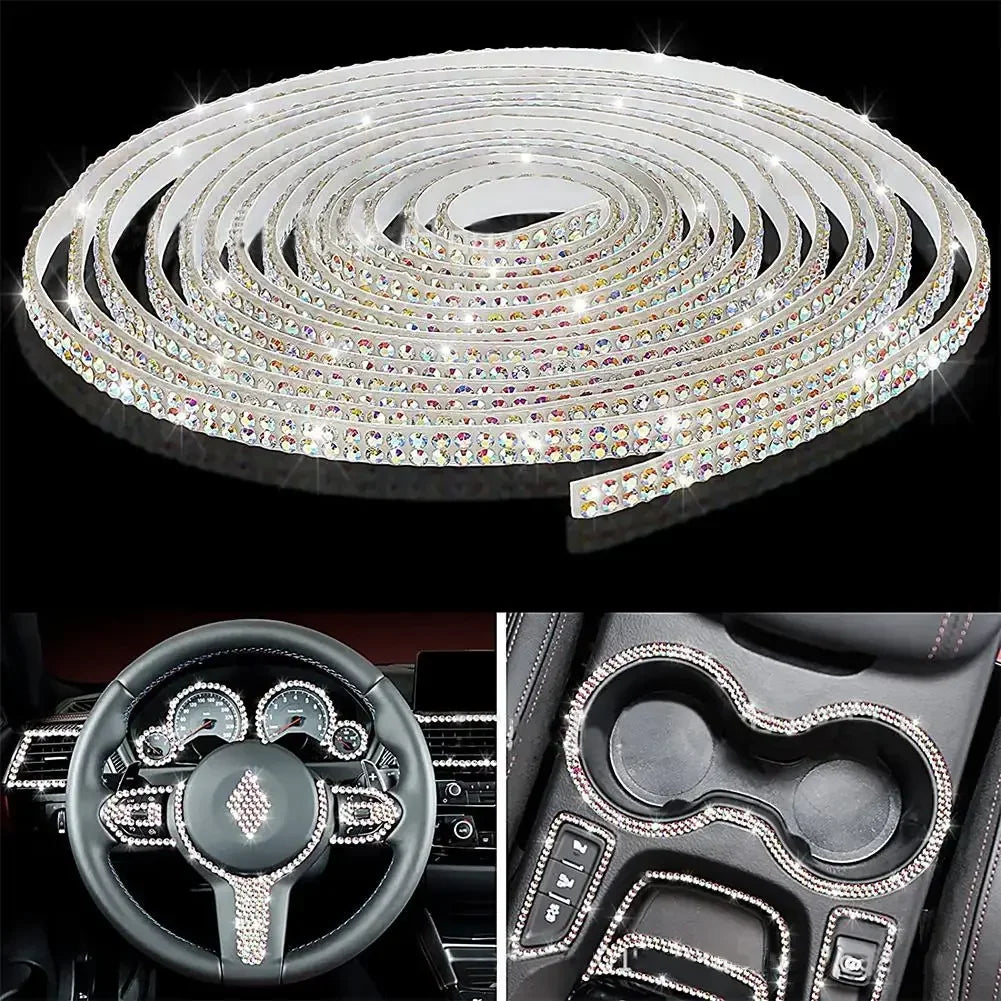 Car Decorative Stickers Auto Crystal Artificial Diamond Girls Car Decoration Accessories Auto Interior Cover  Waterproof amagi