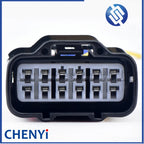 12 Pin Auto differential motor actuator waterproof connector Gearbox Solenoid Valve Wire harness plug 90980-11151 For TOYOTA
