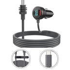 Digital Display Car Power Cable For Starlink Mini Power Cable 12V-24V Adapter to DC Power Cable PD cable Car Charger Power Cord