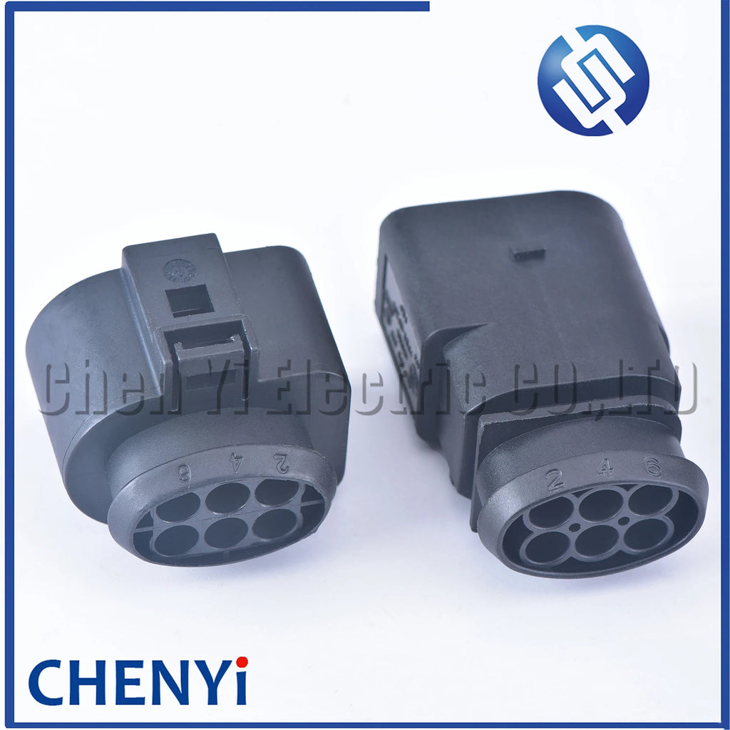 6 Pin 3.5mm 1J0973733 female or male Auto waterproof connector plug LSU 4.2 Oxygen Sensor Connector 1J0973833 1J0 973 733