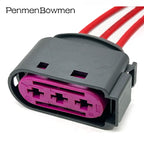 1 Set 3 Pin Car Battery Box Electrical Cable Connectors Waterproof Female Wire Harness Plug For Bora Golf Jetta 1J0937773