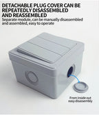 IP66 Outdoor Wall Switch 16A Weatherproof Push Button - 1/2/3 Gang Electrical for Garden/Patio/Exterior Use