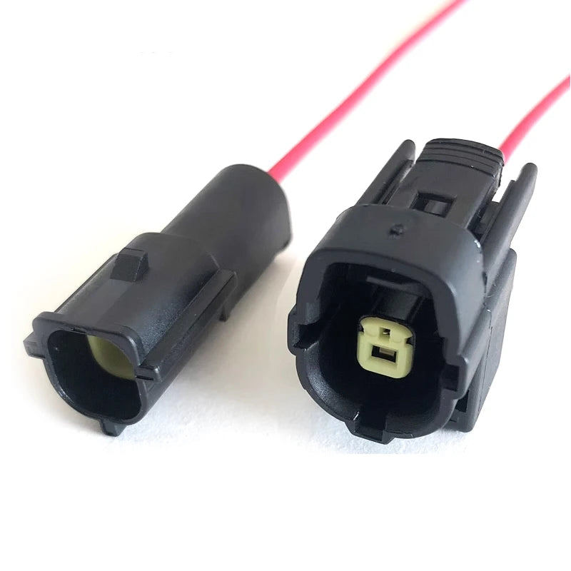 Automotive waterproof connector, 2-hole wire harness male and female butt plug, 6-core sensor connector DJ70216Y-1.8